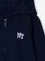 Sweat zippé garçon Basics marine+vert - vertbaudet enfant 