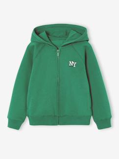 Garçon-Pull, gilet, sweat-Sweat zippé garçon Basics