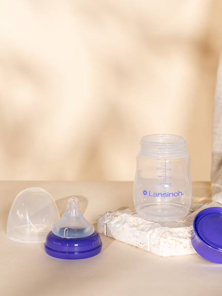 Set van 4 LANSINOH 160 ml bewaarpotjes voor moedermelk wit - vertbaudet enfant 