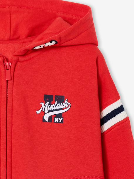Sweat garçon motif placé rouge - vertbaudet enfant 