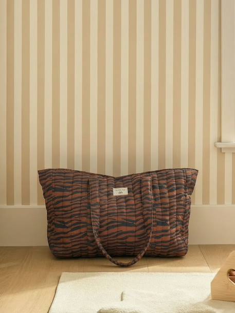 Totebag Wildlife en toile de coton acajou - vertbaudet enfant 
