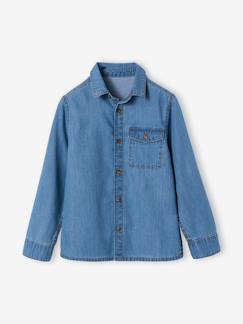 -Chemise en denim léger garçon