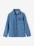 Jongenshemd van licht denim double stone - vertbaudet enfant 