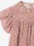 Robe fille en gaze de coton imprimée beige+beige imprimé+rose pâle+vanille - vertbaudet enfant 