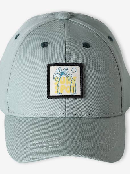 Casquette en coton bois de rose+menthe - vertbaudet enfant 