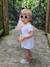 Lunettes de soleil Joy pour enfant de 9 à 24 mois rose fluo+ROUGE CLAIR UNI+vert - vertbaudet enfant 