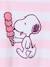 Ensemble fille rayé Snoopy rayé rose - vertbaudet enfant 