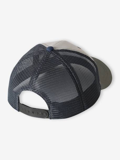 Casquette garçon coton style trucker écru - vertbaudet enfant 
