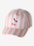 Casquette fille coton rayé rose - vertbaudet enfant 