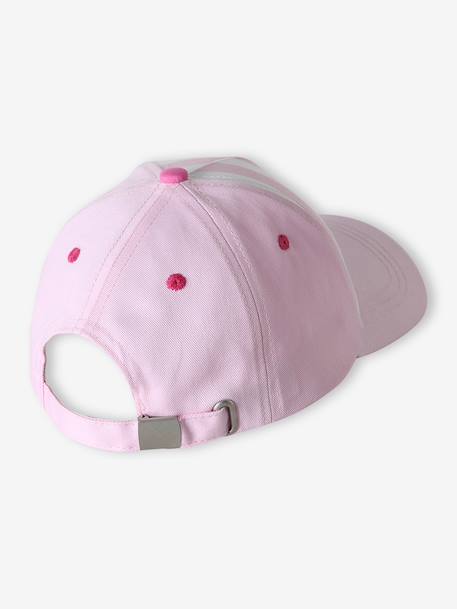 Casquette fille coton 'Hola Chicas' rose - vertbaudet enfant 