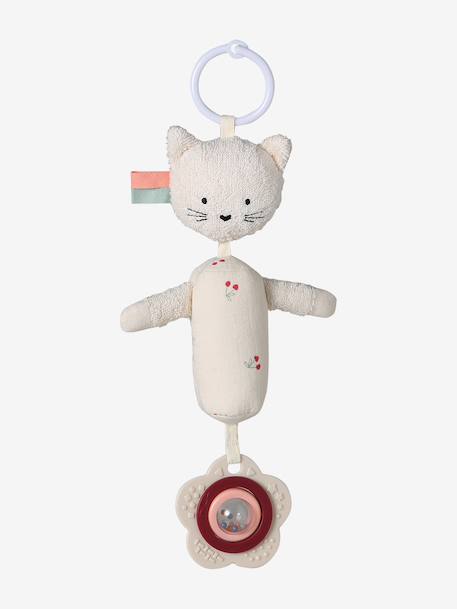 Hangende rammelaar kat baby rood - vertbaudet enfant 