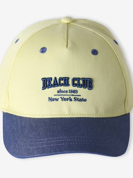 Casquette enfant coton jaune pâle - vertbaudet enfant 