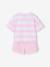 Gestreepte set voor meisjes SNOOPY roze, gestreept - vertbaudet enfant 