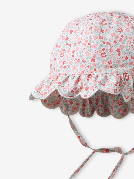 Chapeau bébé fille finition festonnée écru - vertbaudet enfant 