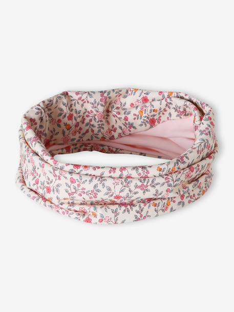 Fille-Snood fille coton imprimé fleurs