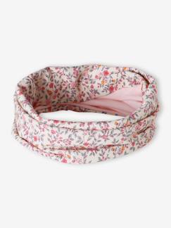 -Snood meisjes katoen met bloemenprint