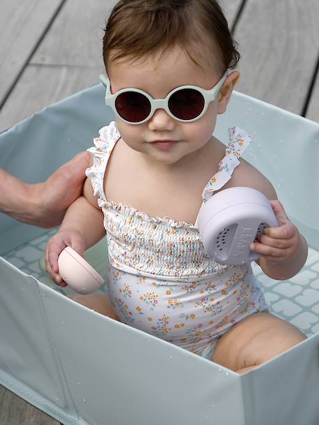 Lunettes de soleil Joy pour enfant de 9 à 24 mois rose fluo+ROUGE CLAIR UNI+vert - vertbaudet enfant 
