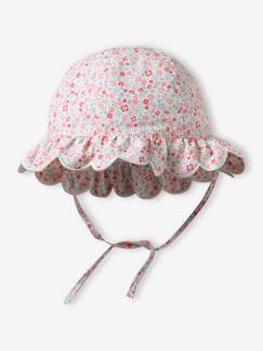 -Chapeau bébé fille finition festonnée