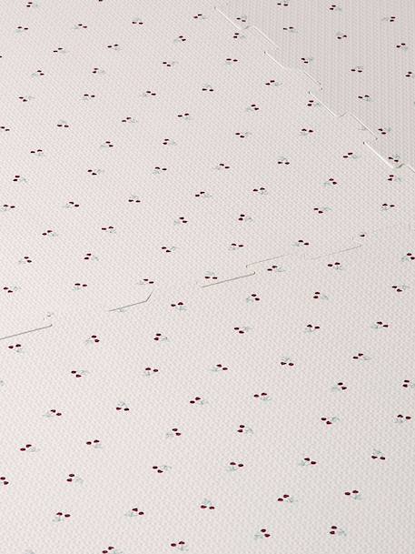 Grand tapis 9 dalles en mousse marron+rouge - vertbaudet enfant 
