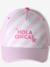 Casquette fille coton 'Hola Chicas' rose - vertbaudet enfant 