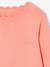 Pull fille personnalisable beige chiné+framboise+mandarine+marine+vert de gris - vertbaudet enfant 