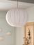 Bolvormige stoffen lampenkap voor hanglamp beige - vertbaudet enfant 