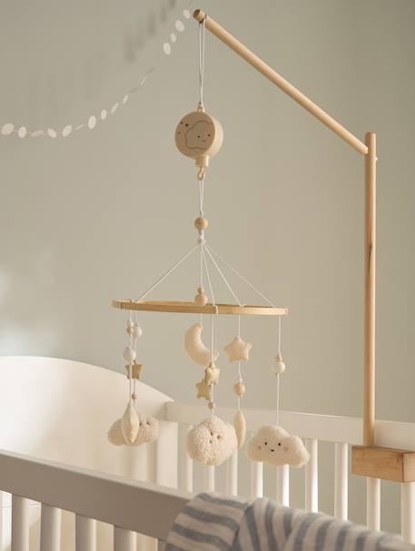 Mobile musical Nuage beige - vertbaudet enfant 