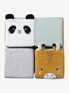 Jouet-Premier âge-Doudous, peluches et jouets en tissu-Cube d'activités éveil 
