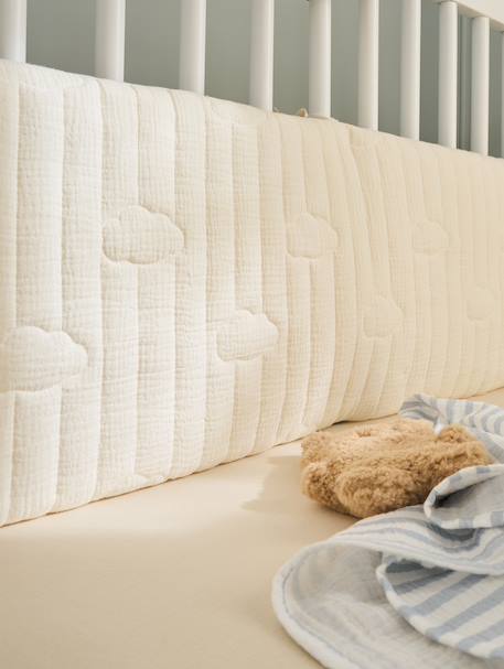 Bedbumper / bumpers IN DE WOLKEN ecru - vertbaudet enfant 