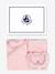 Coffret cadeau ensemble bébé velours 3 pièces rose - vertbaudet enfant 