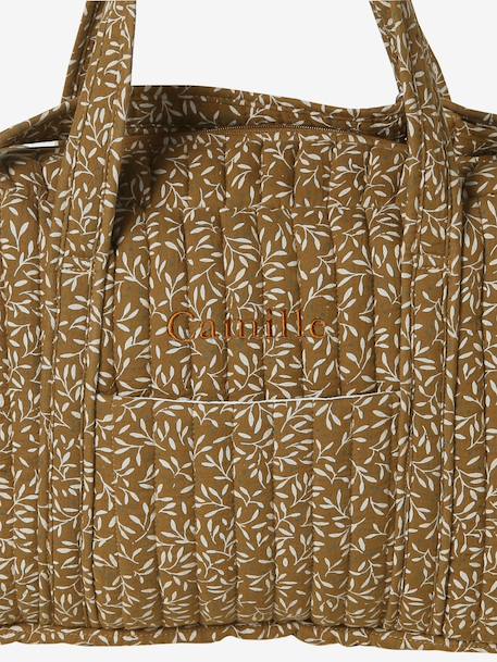 Sac à langer en gaze de coton JOIOSA bleu nuit+bronze+écru - vertbaudet enfant 