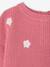 Pull bébé brodé vanille+vieux rose - vertbaudet enfant 