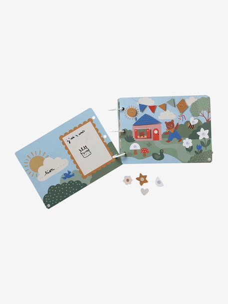 Boek met leerzame multi-activiteiten meerkleurig - vertbaudet enfant 