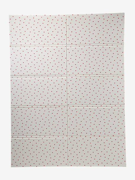 Grand tapis d'activités pliable beige+écru+rose+vert - vertbaudet enfant 