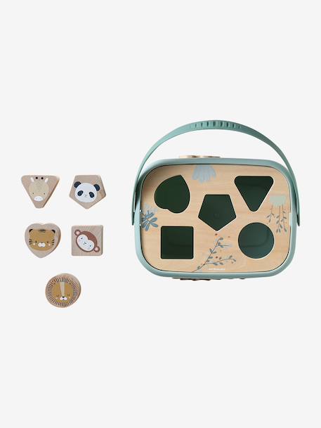 Boîte à formes en bois FSC® blanc - vertbaudet enfant 