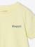 T-shirt garçon personnalisable manches courtes aubergine+blanc+BLEU+jaune pâle+rouge+sauge - vertbaudet enfant 