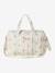Sac à langer COLINA gaze de coton blanc imprimé+cappuccino+écru - vertbaudet enfant 
