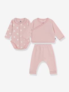 -Cadeauset 3-delige baby babyset fluweel / velours