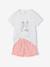 Set van 2 pyjamashorty voor meisjes ecru - vertbaudet enfant 