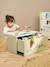 Table d'activités avec coffre de rangement beige+rose - vertbaudet enfant 