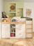 Lit enfant mi-hauteur studio 90x190cm +bureau blanc - vertbaudet enfant 