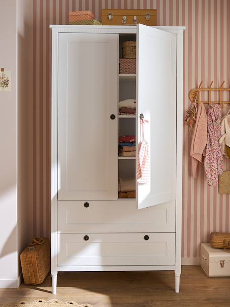 Kast 2 deuren + 2 lades Canopée ecru - vertbaudet enfant 