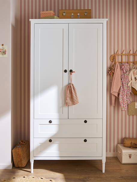 Kast 2 deuren + 2 lades Canopée ecru - vertbaudet enfant 