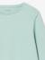 Set van 3 BASICS meisjesshirts met lange mouwen antraciet+ecru+grijsblauw+indigoblauw+koraal+zachtpaars - vertbaudet enfant 