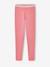 Legging fille ceinture irisée Basics gris chiné+MARINE GRISE+NOIR+vieux rose - vertbaudet enfant 