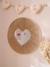Miroir coeur en corde de papier beige - vertbaudet enfant 