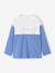 T-shirt met lange mouwen voor jongens blauw - vertbaudet enfant 