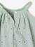 Robe broderie anglaise accessoire assorti vert sauge - vertbaudet enfant 