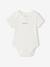 Lot 5 bodies bébé manches courte écru - vertbaudet enfant 