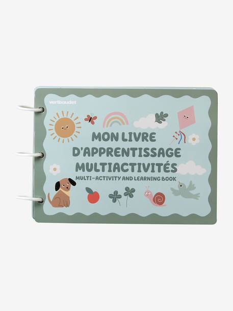 Boek met leerzame multi-activiteiten meerkleurig - vertbaudet enfant 